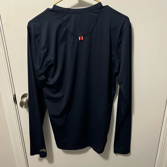 Tracksmith Navy Long Sleeve Tee - Picture 2 of 6